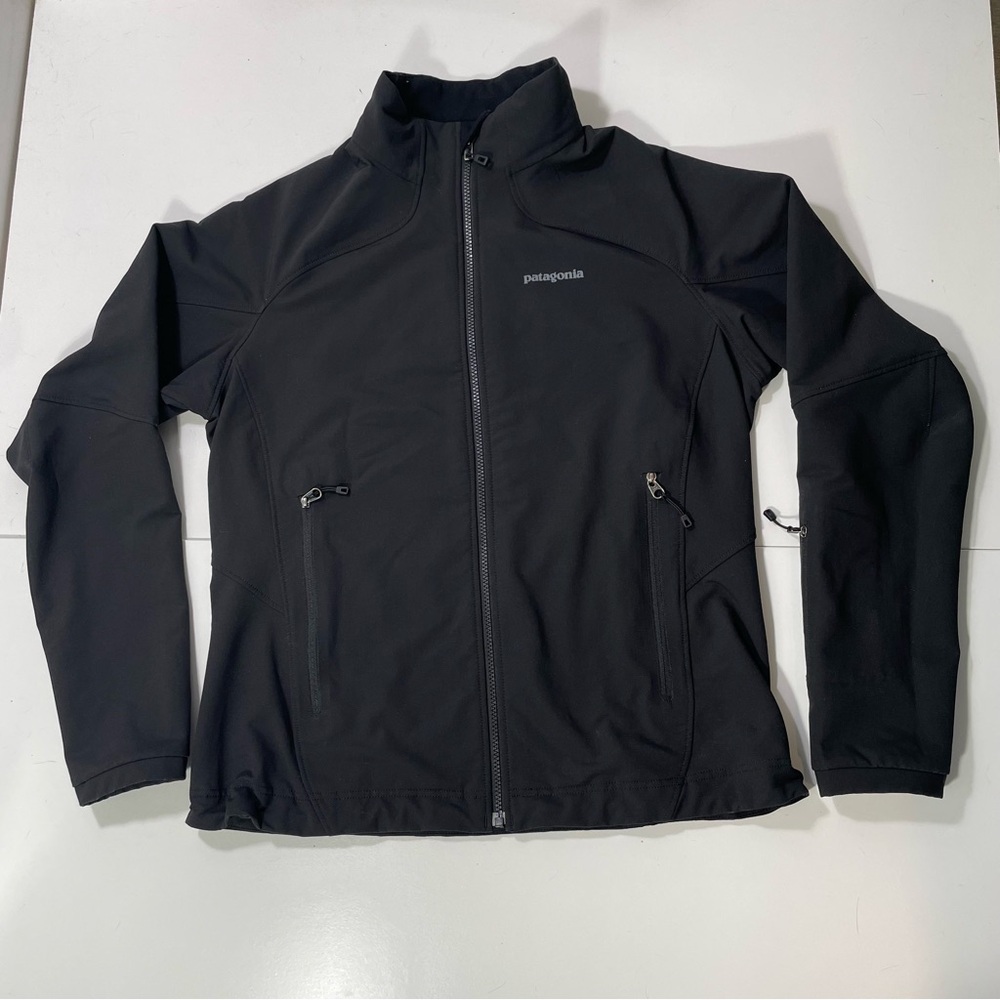Patagonia Black Softshell Jacket Alpine Guide Jacket Women’s Size Large